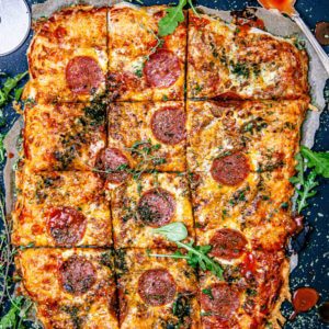 Cheesy Salami Pizza-018